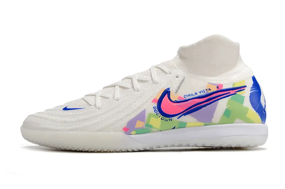 Nike Phantom Luna Elite IC - White/Vibrant Blue/Neon Green