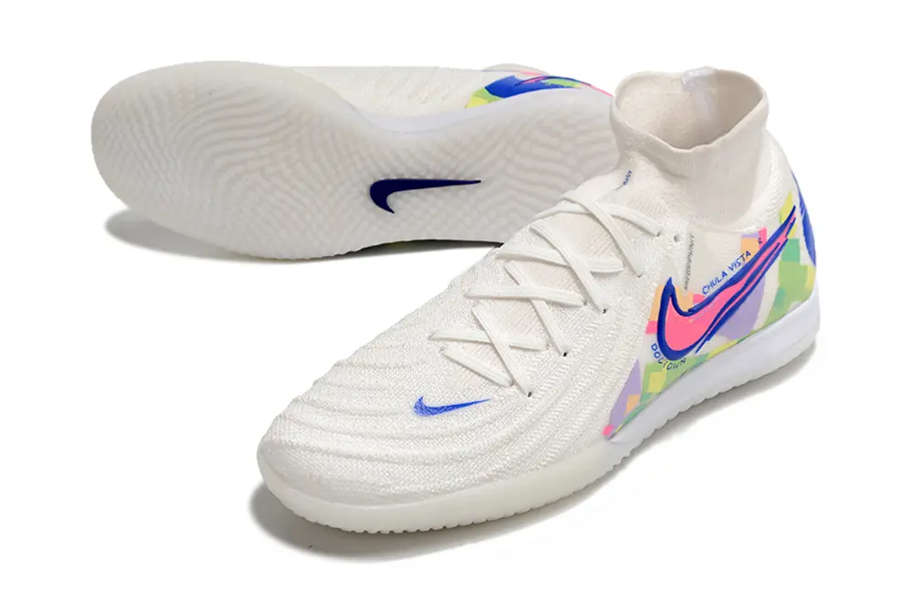 Nike Phantom Luna Elite IC - White/Vibrant Blue/Neon Green