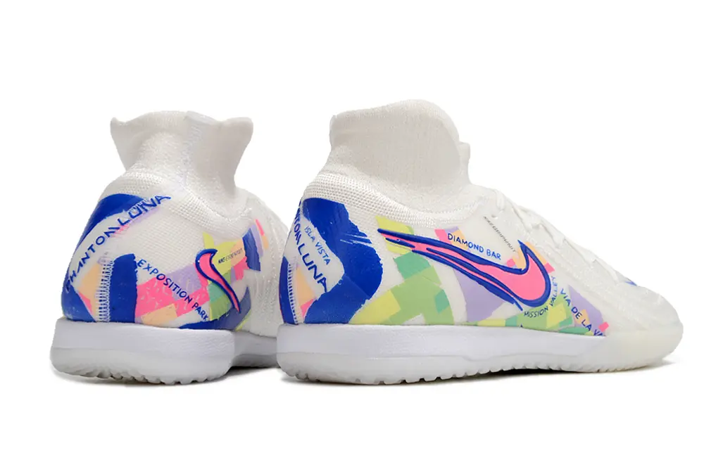Nike Phantom Luna Elite IC - White/Vibrant Blue/Neon Green