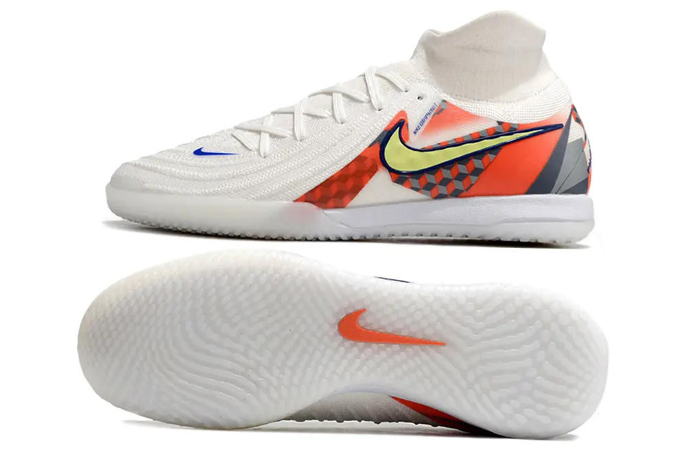 Nike Phantom Luna Elite IC - White/Vibrant Orange/Electric Blue