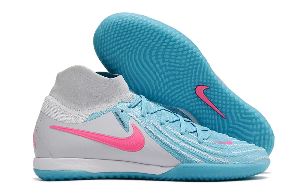 Nike Phantom Luna Elite IC - Cyan/Soft Pink/Light Blue