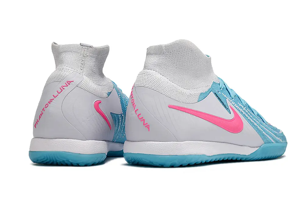 Nike Phantom Luna Elite IC - Cyan/Soft Pink/Light Blue