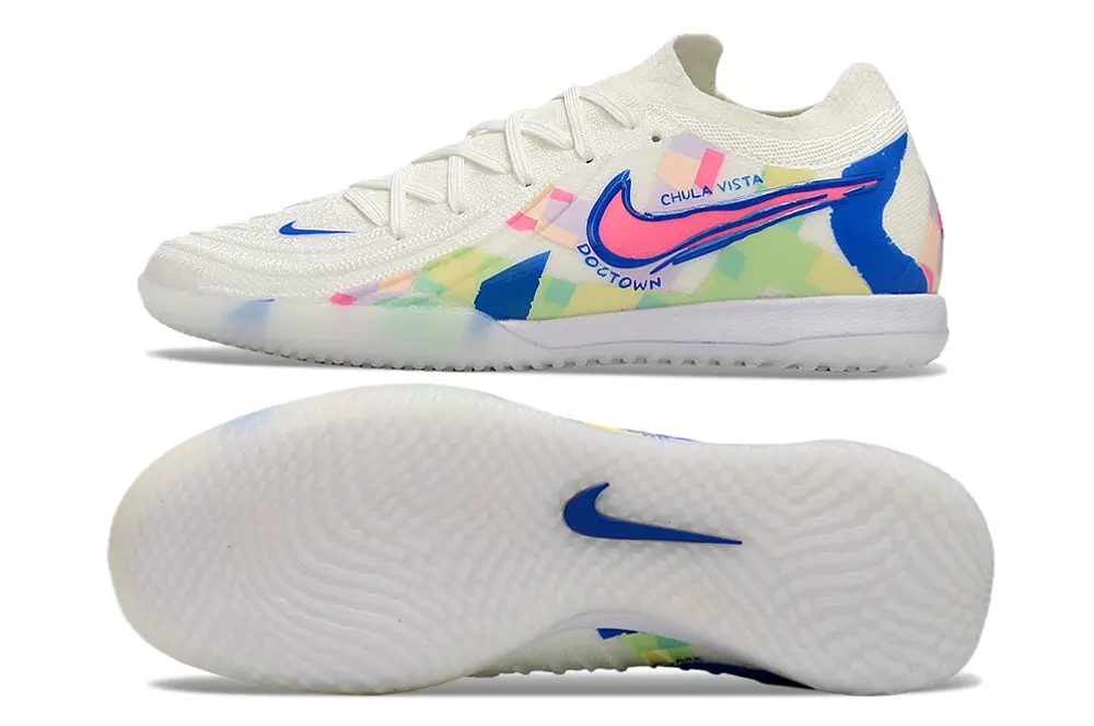 Nike Phantom GX 2 Elite IC - White/Pastel Colorful/Bright Blue