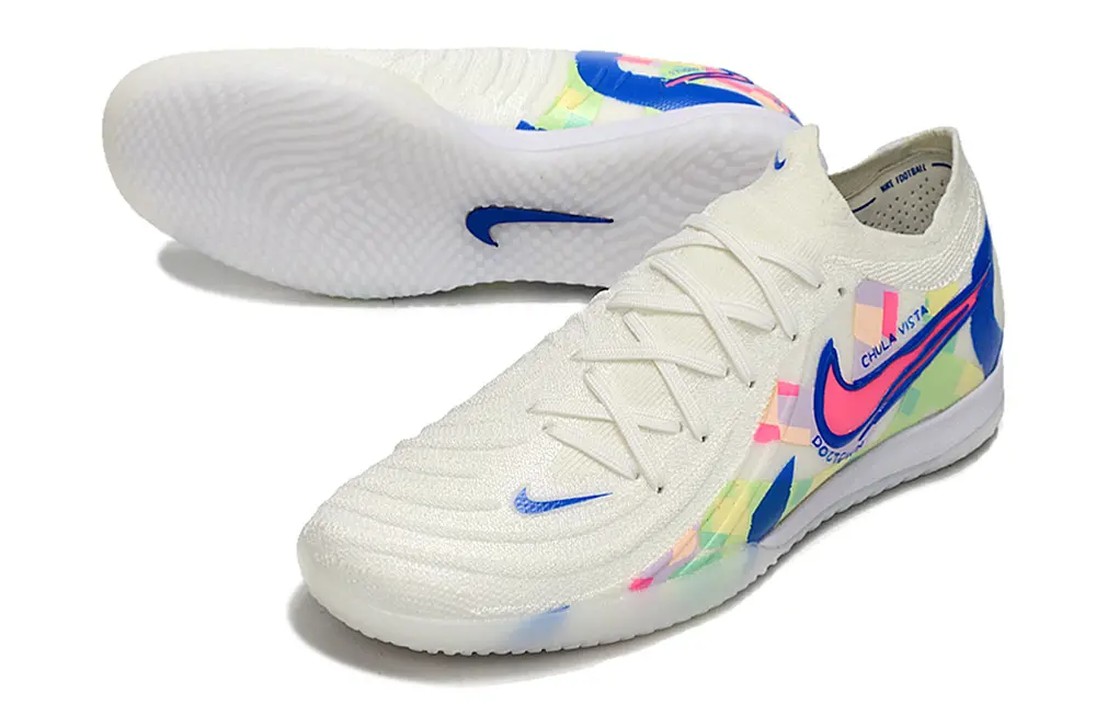 Nike Phantom GX 2 Elite IC - White/Pastel Colorful/Bright Blue