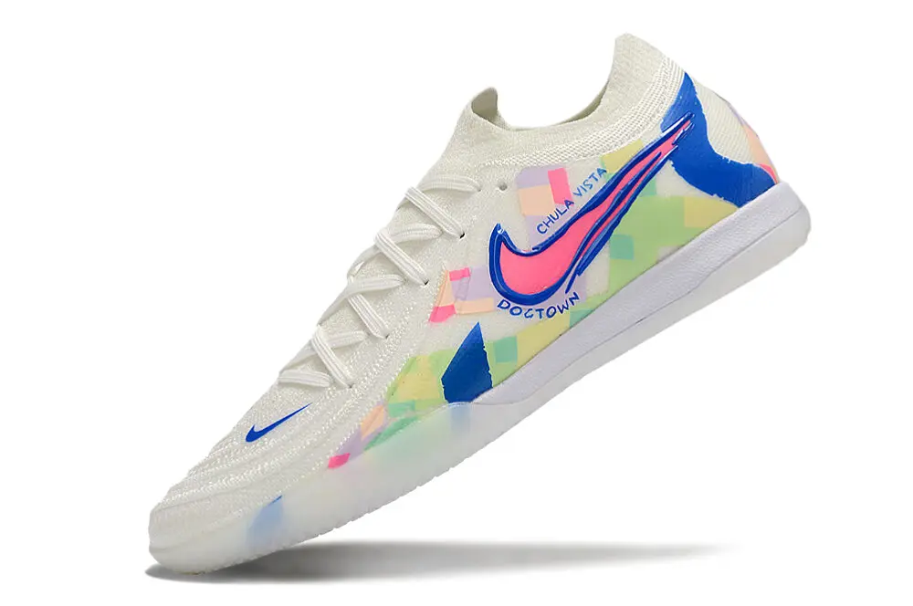 Nike Phantom GX 2 Elite IC - White/Pastel Colorful/Bright Blue