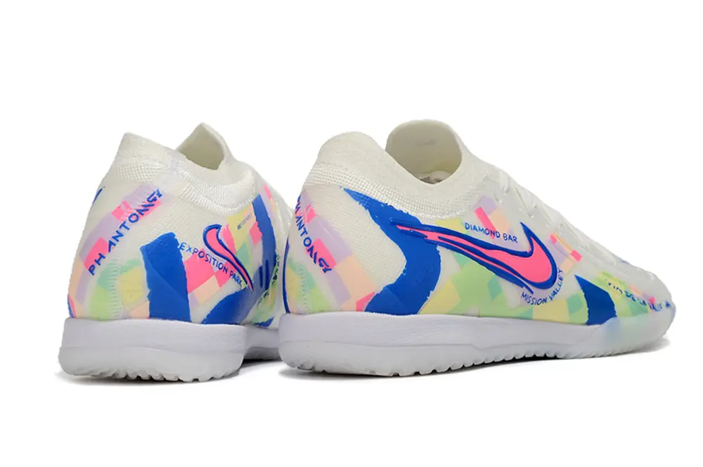 Nike Phantom GX 2 Elite IC - White/Pastel Colorful/Bright Blue