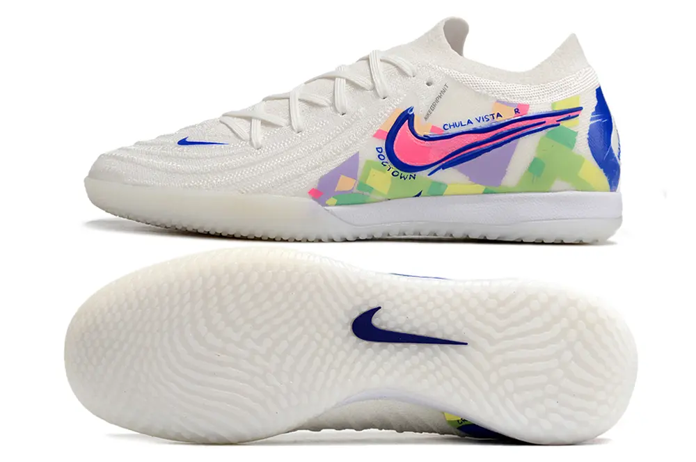 Nike Phantom GX 2 Elite IC - White/Bright Blue/Fun Pink