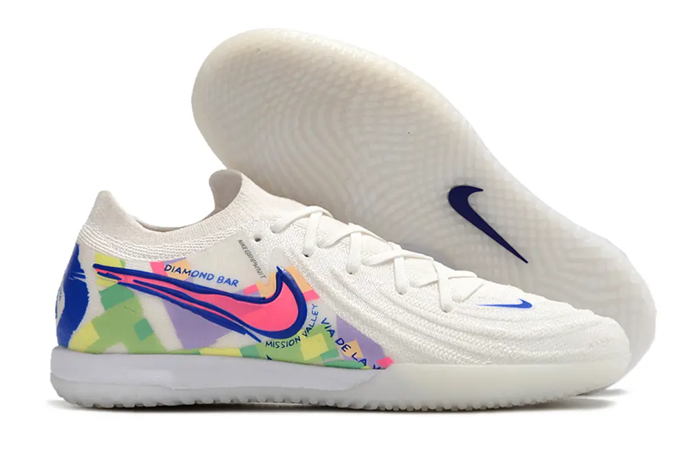 Nike Phantom GX 2 Elite IC - White/Bright Blue/Fun Pink