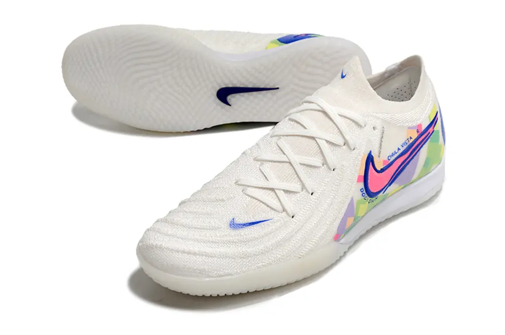 Nike Phantom GX 2 Elite IC - White/Bright Blue/Fun Pink