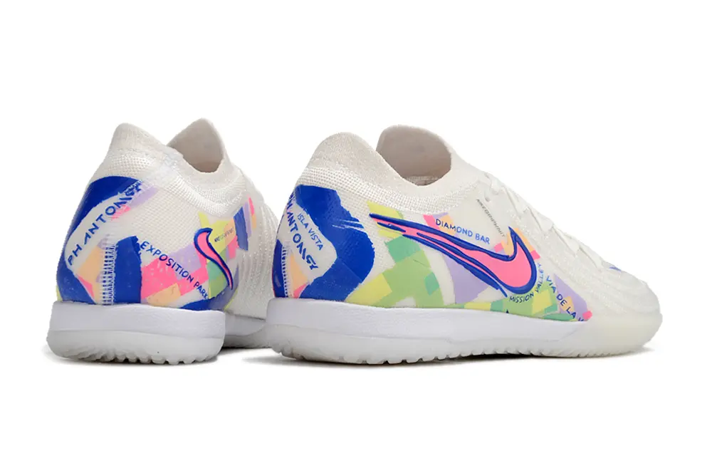 Nike Phantom GX 2 Elite IC - White/Bright Blue/Fun Pink