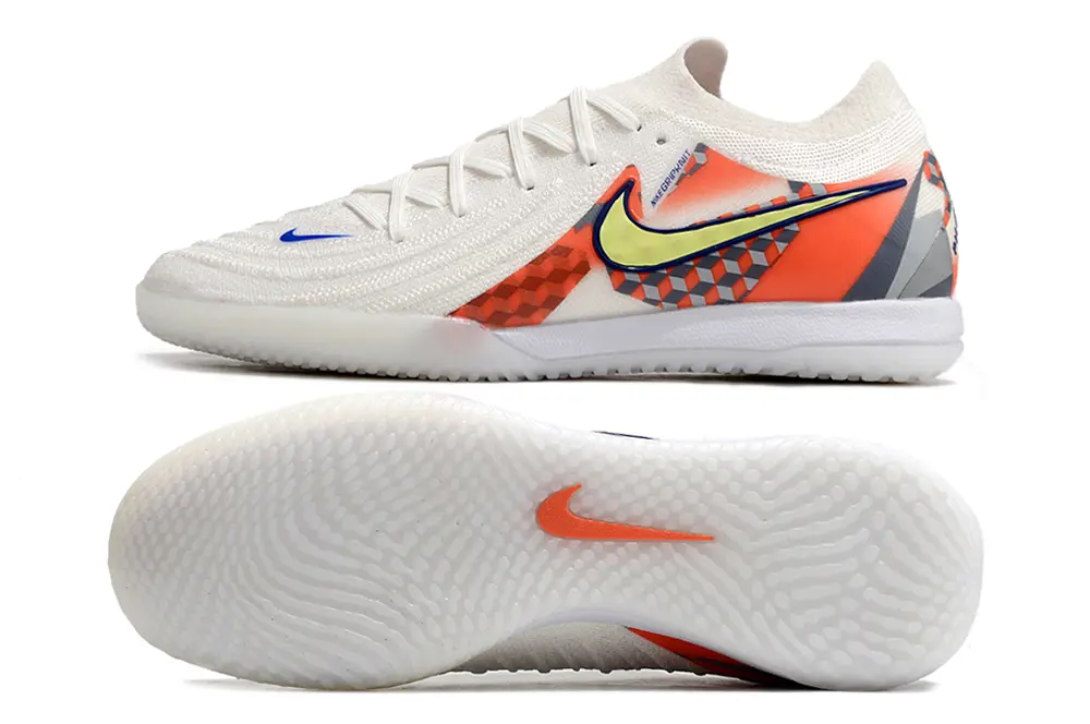 Nike Phantom GX 2 Elite IC - White/Electric Blue/Neon Orange