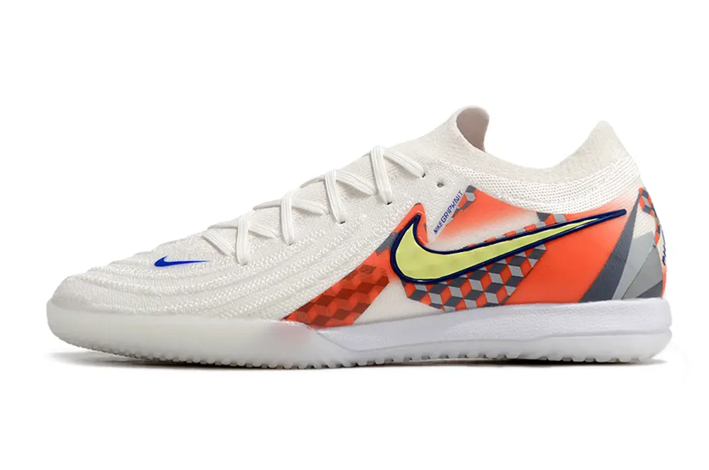 Nike Phantom GX 2 Elite IC - White/Electric Blue/Neon Orange