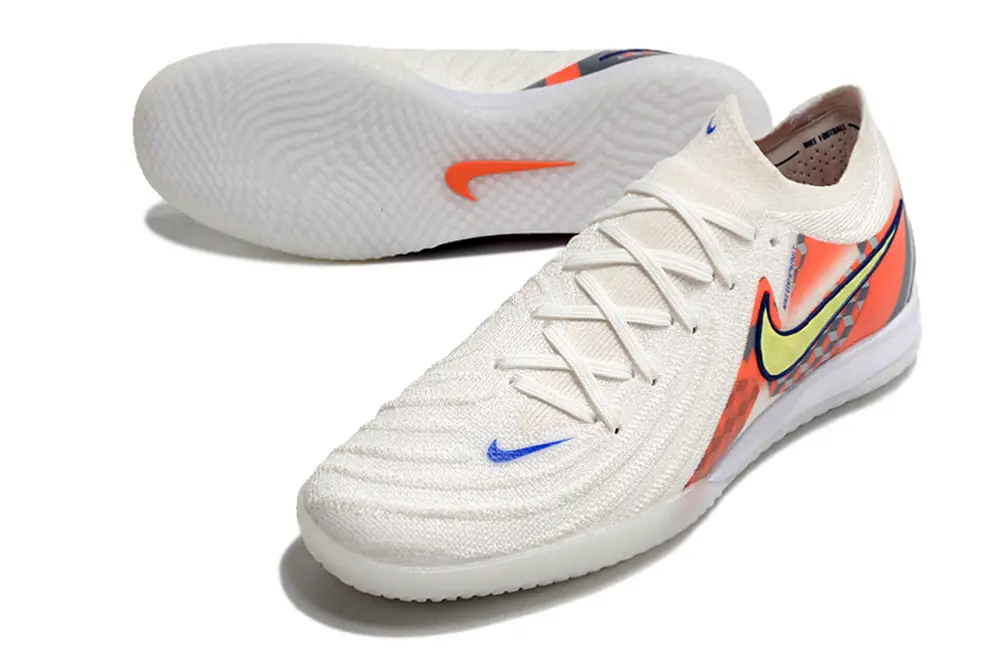 Nike Phantom GX 2 Elite IC - White/Electric Blue/Neon Orange