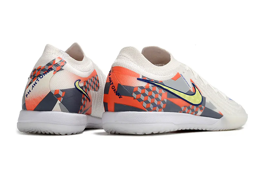 Nike Phantom GX 2 Elite IC - White/Electric Blue/Neon Orange