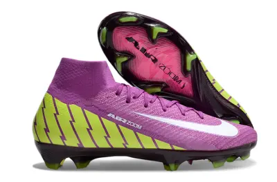 Nike Air Zoom Mercurial Superfly 10 Elite FG - Purple/Electric Lime/Vibrant Pink