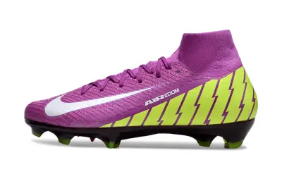 Nike Air Zoom Mercurial Superfly 10 Elite FG - Purple/Electric Lime/Vibrant Pink
