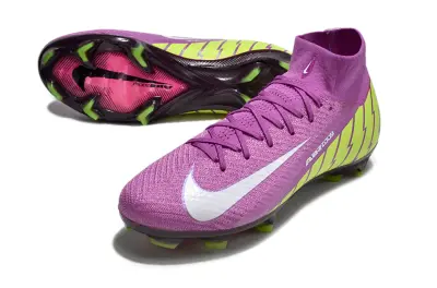 Nike Air Zoom Mercurial Superfly 10 Elite FG - Purple/Electric Lime/Vibrant Pink