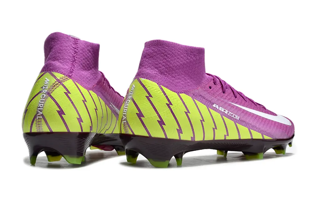 Nike Air Zoom Mercurial Superfly 10 Elite FG - Purple/Electric Lime/Vibrant Pink