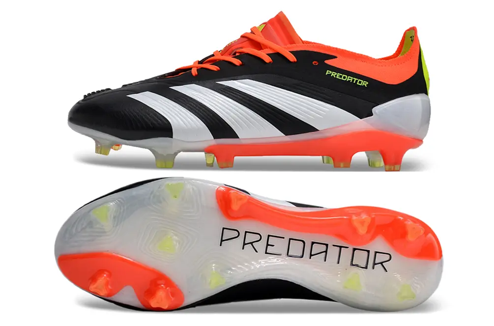 Adidas Predator Elite FG - Black/Electric Orange/Neon Yellow