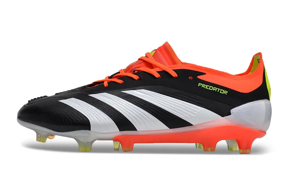 Adidas Predator Elite FG - Black/Electric Orange/Neon Yellow