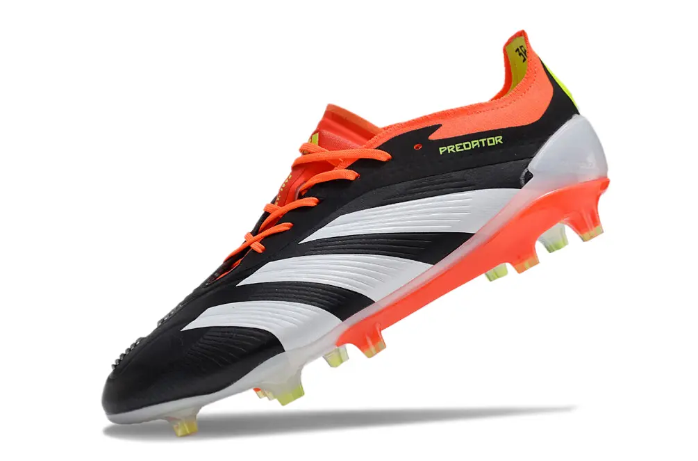 Adidas Predator Elite FG - Black/Electric Orange/Neon Yellow
