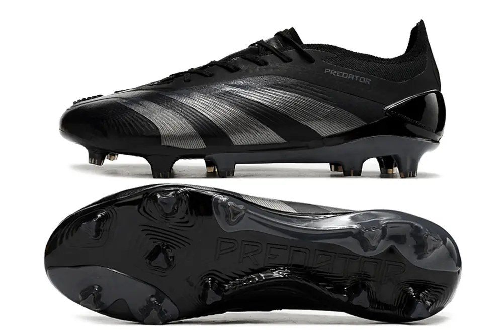 Adidas Predator Elite FG - Black/Charcoal Gray/Jet Black