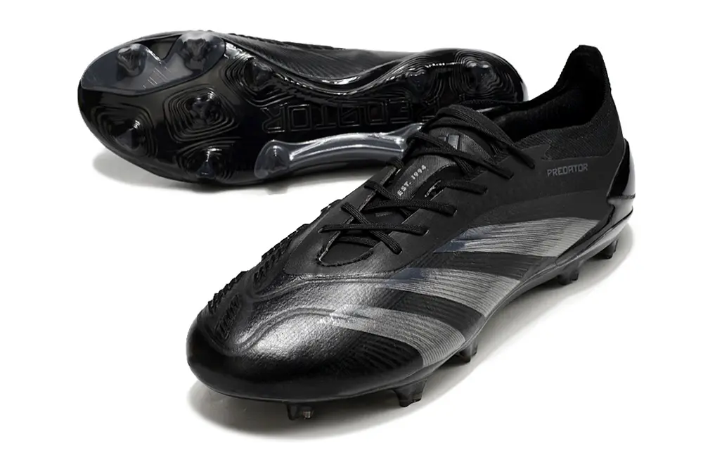 Adidas Predator Elite FG - Black/Charcoal Gray/Jet Black