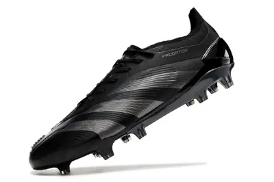 Adidas Predator Elite FG - Black/Charcoal Gray/Jet Black