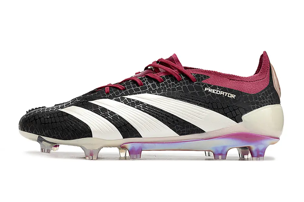 Adidas Predator Elite FG - Black/Crimson Red/Pearl White