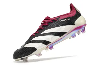 Adidas Predator Elite FG - Black/Crimson Red/Pearl White