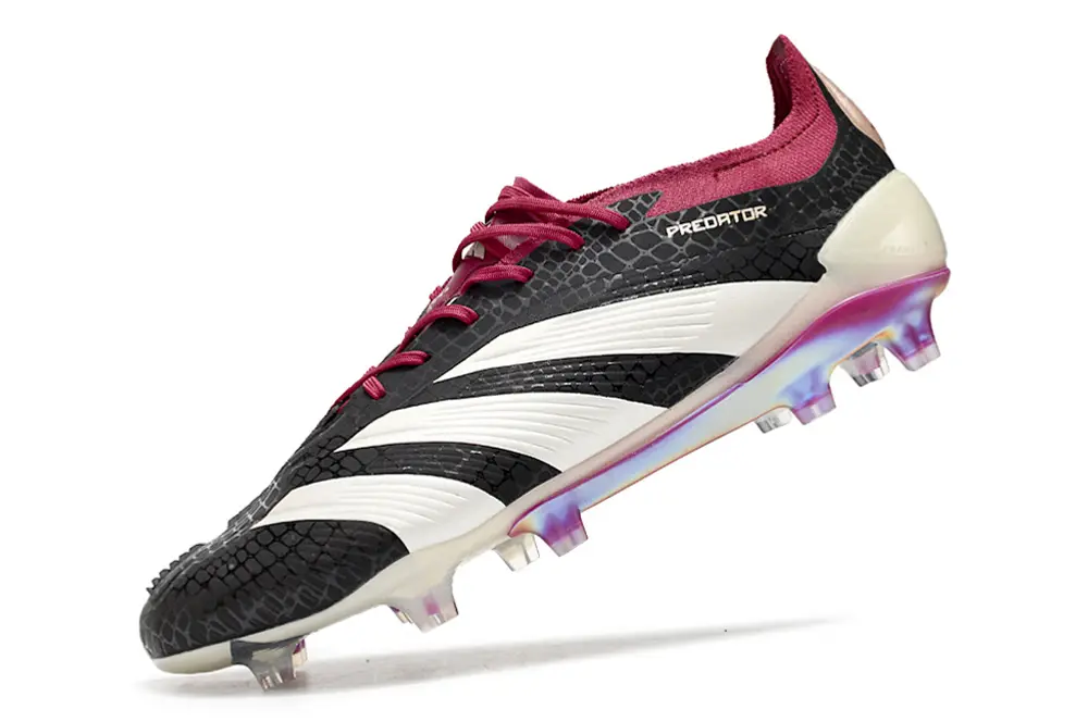 Adidas Predator Elite FG - Black/Crimson Red/Pearl White