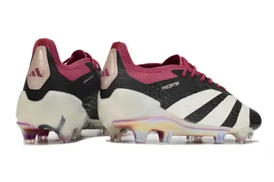 Adidas Predator Elite FG - Black/Crimson Red/Pearl White