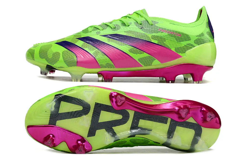 Adidas Predator Elite FG - Green/Electric Lime/Fuchsia Pink