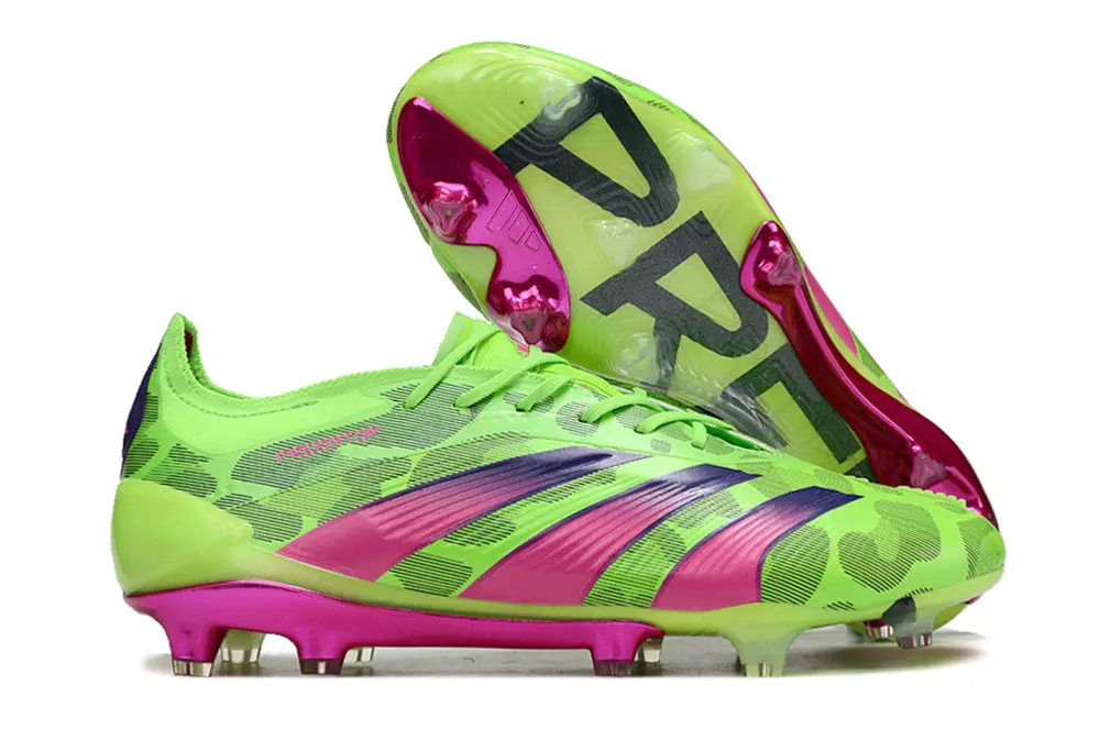 Adidas Predator Elite FG - Green/Electric Lime/Fuchsia Pink