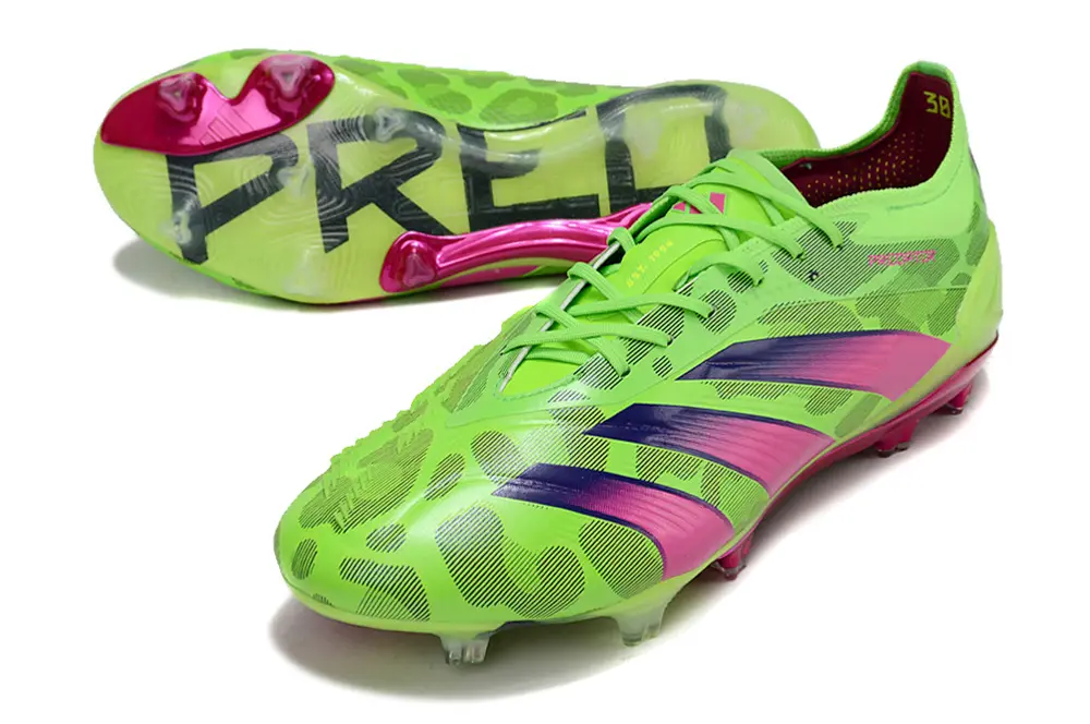 Adidas Predator Elite FG - Green/Electric Lime/Fuchsia Pink