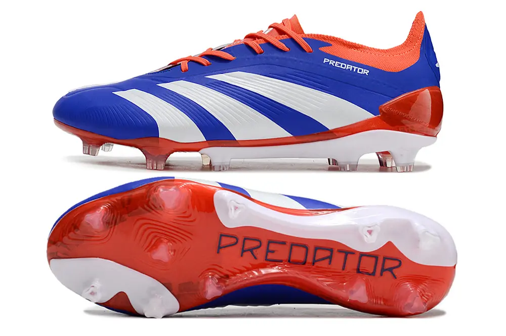 Adidas Predator Elite FG - Blue/Vibrant Blue/Fiery Red