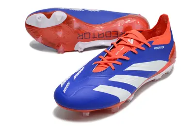Adidas Predator Elite FG - Blue/Vibrant Blue/Fiery Red