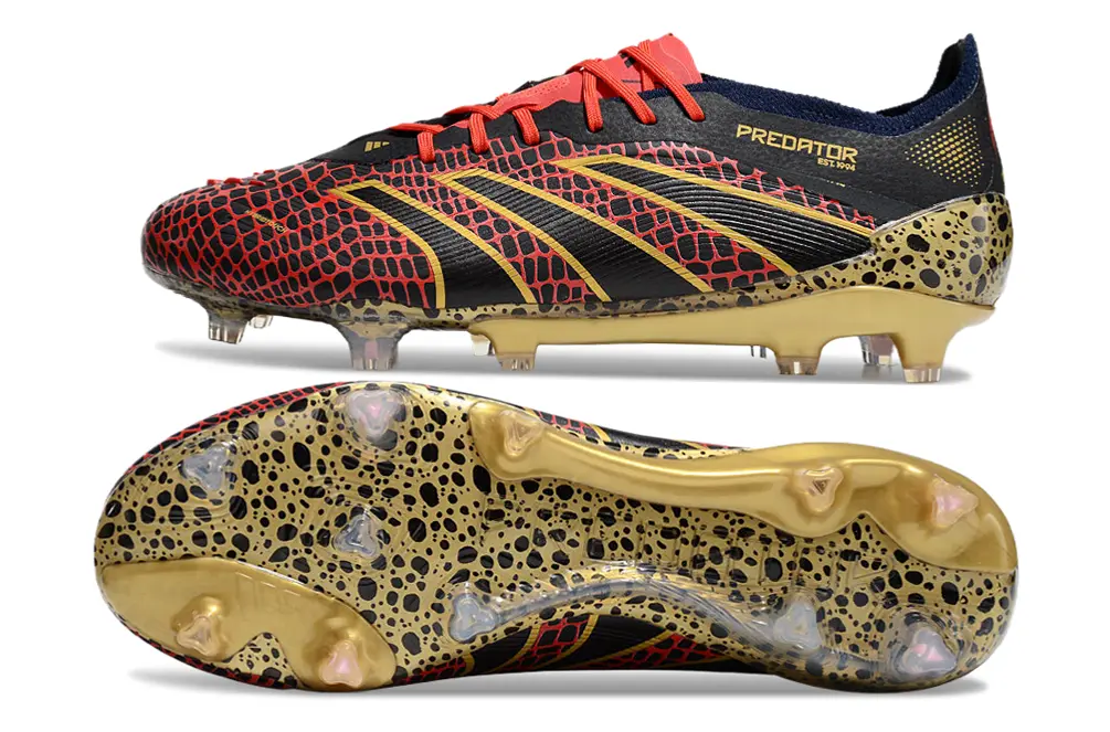 Adidas Predator Elite FG - Red/Gold/Black