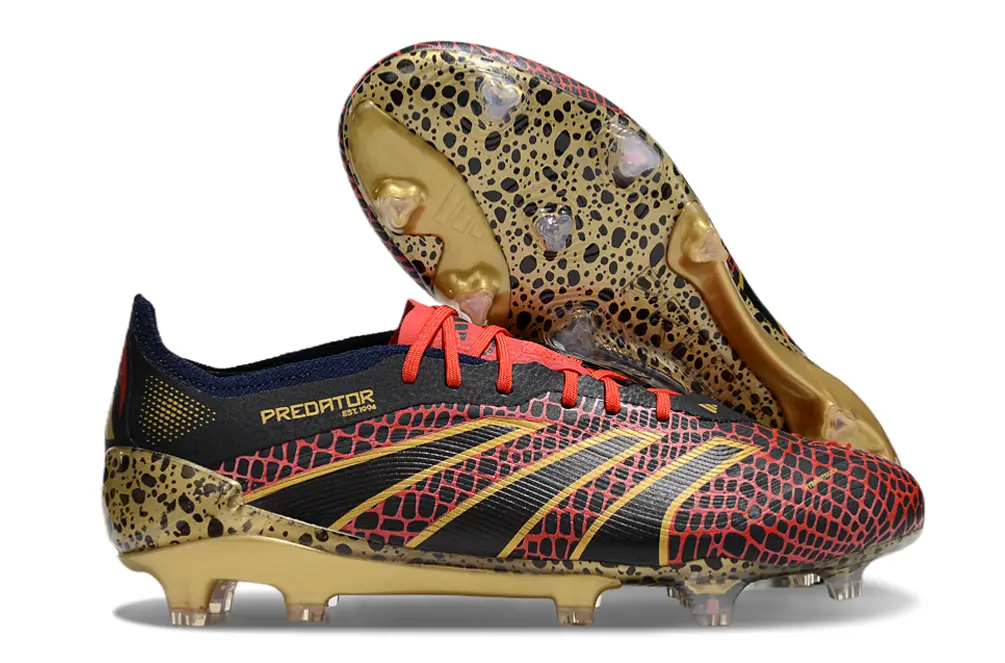 Adidas Predator Elite FG - Red/Gold/Black