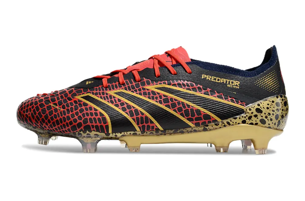 Adidas Predator Elite FG - Red/Gold/Black