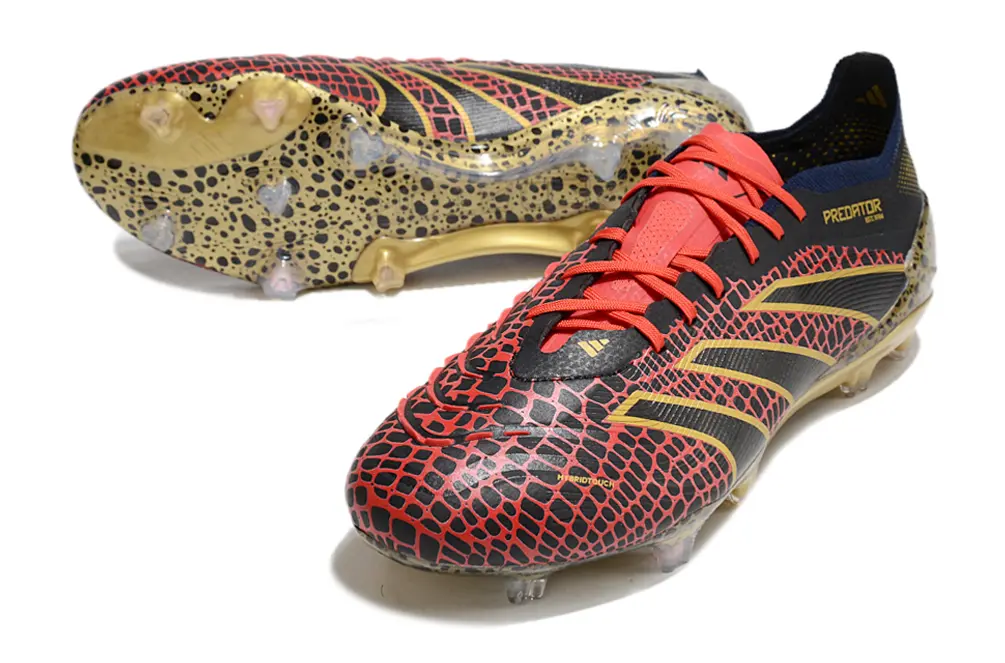 Adidas Predator Elite FG - Red/Gold/Black