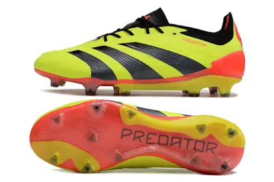 Adidas Predator Elite FG - Yellow/Neon Yellow/Red