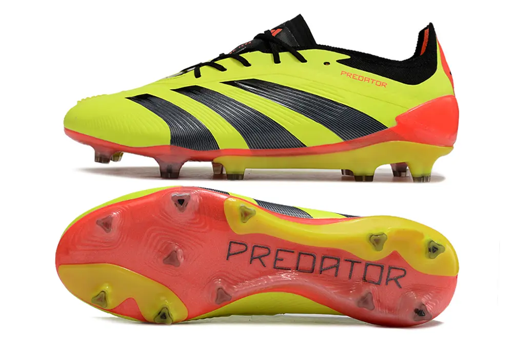 Adidas Predator Elite FG - Yellow/Neon Yellow/Red