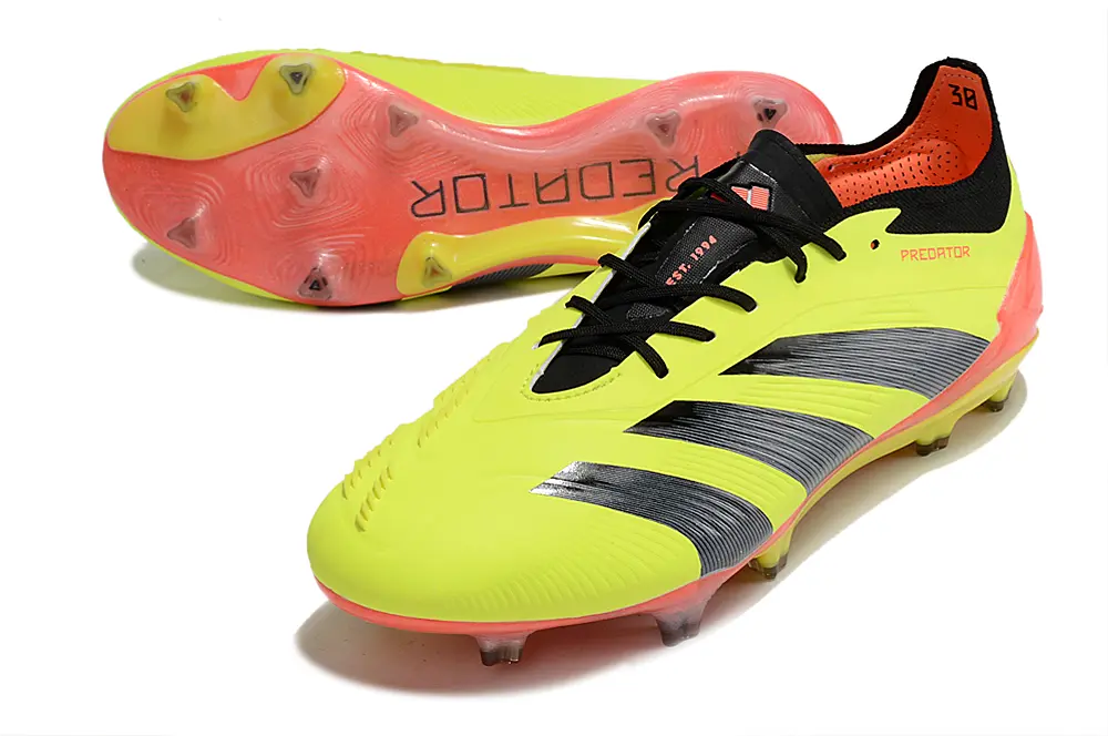Adidas Predator Elite FG - Yellow/Neon Yellow/Red