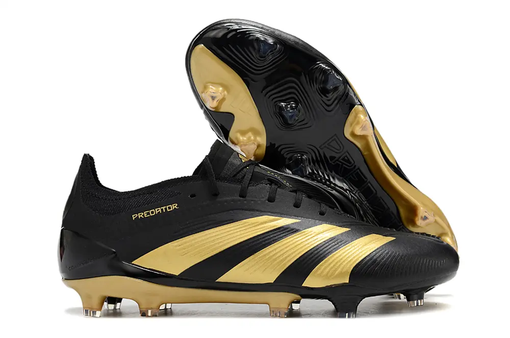 Adidas Predator Elite FG - Black/Gold Rush/Shadow Black