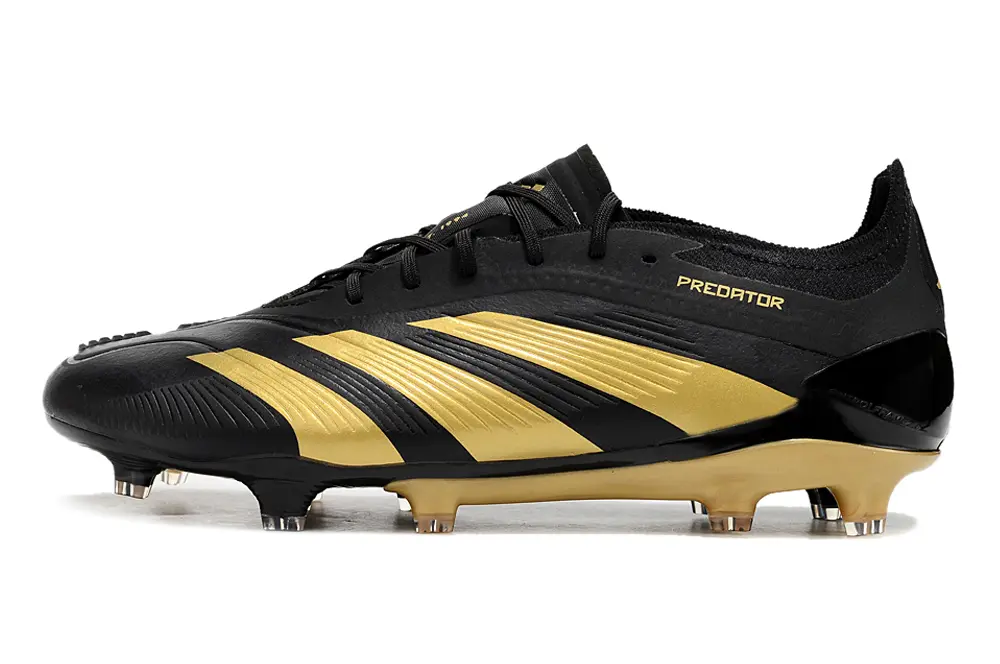 Adidas Predator Elite FG - Black/Gold Rush/Shadow Black