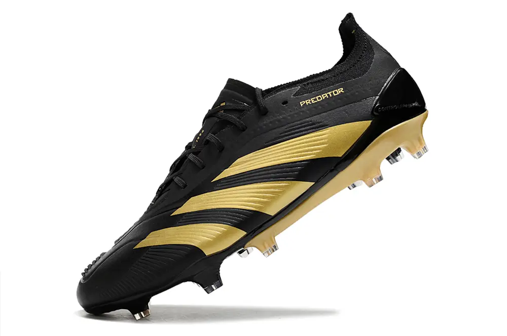 Adidas Predator Elite FG - Black/Gold Rush/Shadow Black
