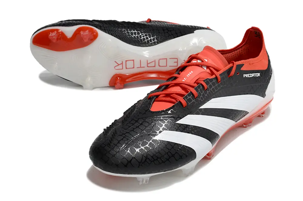 Adidas Predator Elite FG - Black/Electric Orange/White