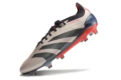 Adidas Predator Elite FG - Beige/Crimson Red/Navy Blue