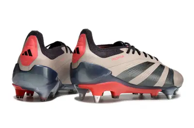 Adidas Predator Elite FG - Beige/Crimson Red/Navy Blue